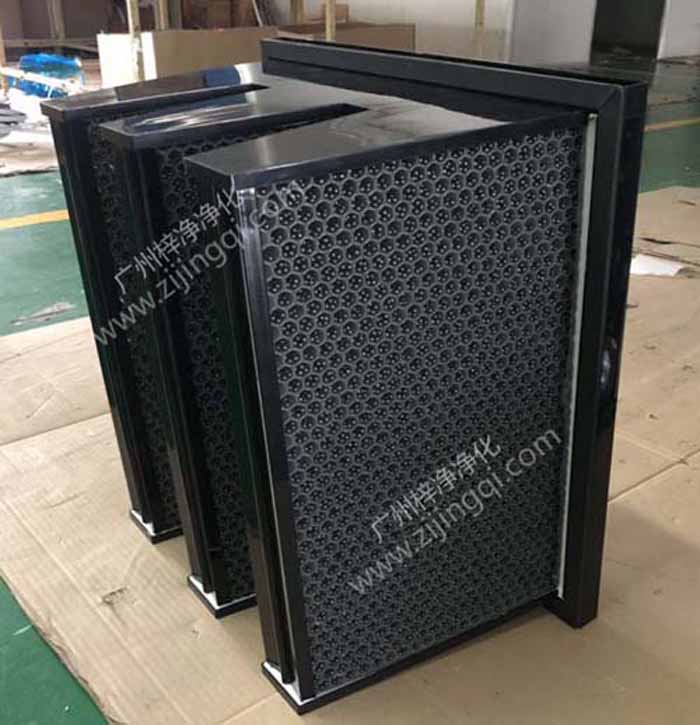 組合式活性炭過濾器濾料—采用顆?；钚蕴拷?jīng)過特殊化學(xué)配方處理